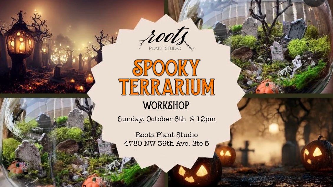 Spooky Halloween Terrarium Workshop