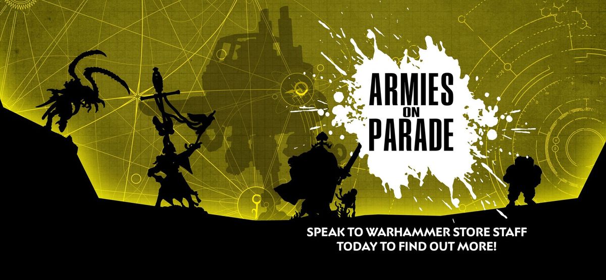 Armies On Parade - In-store Parade Day!