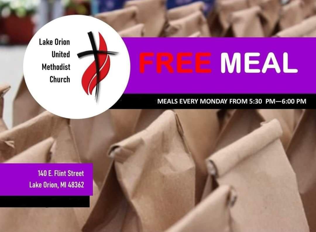 Lake Orion - FREE DINE-IN MEALS at Lake Orion United Methodist Church