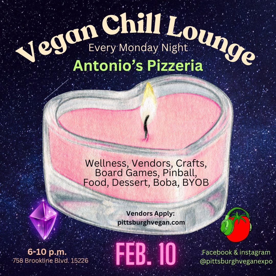 Weekly Vegan Chill Lounge (Feb. 10)