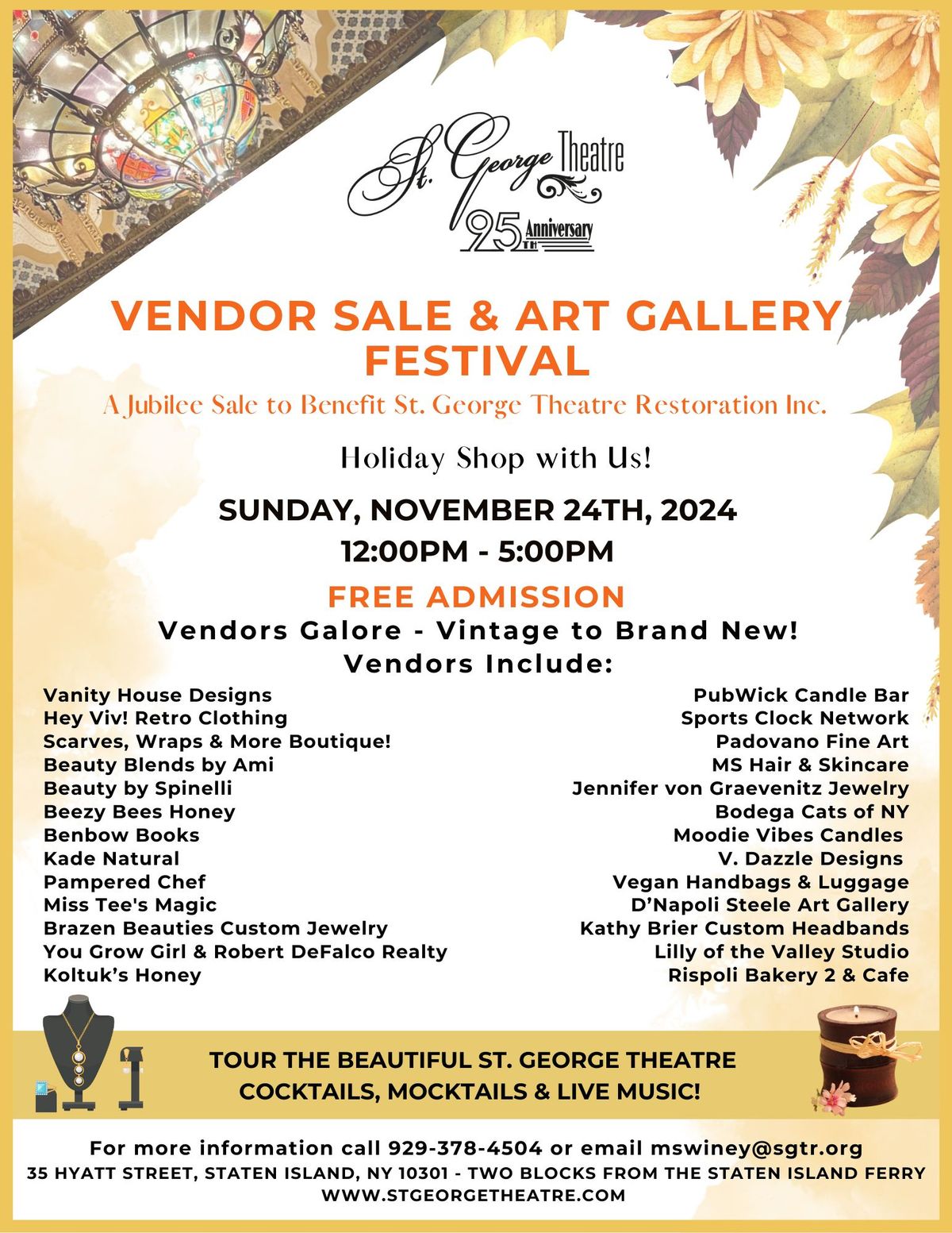 Vendor Sale and Art Gallery Festival