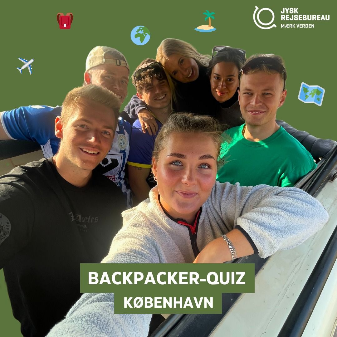 Backpacker-quiz i K\u00f8benhavn for unge