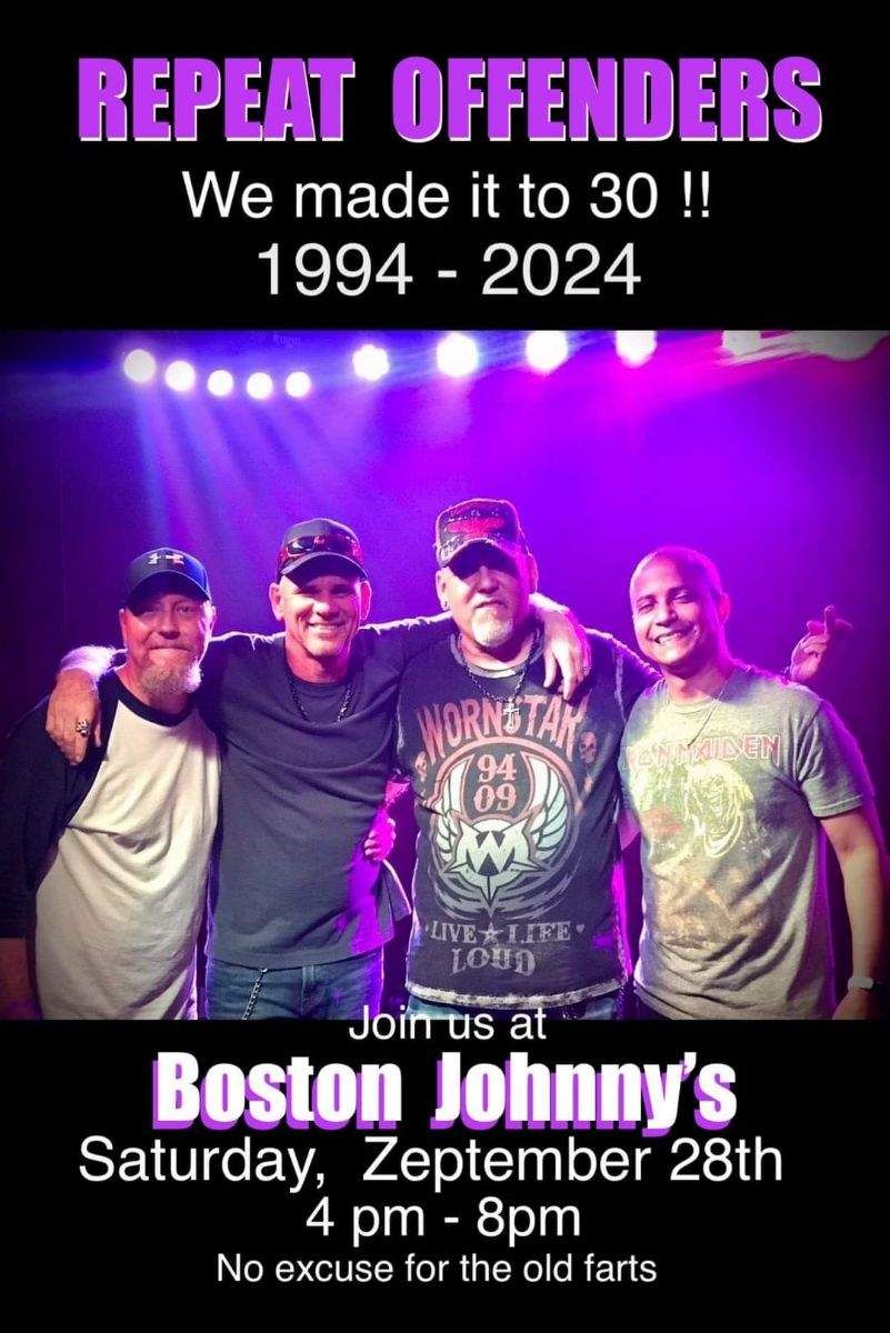 Band - Repeat Offenders - Boston Johnny's - 4-8