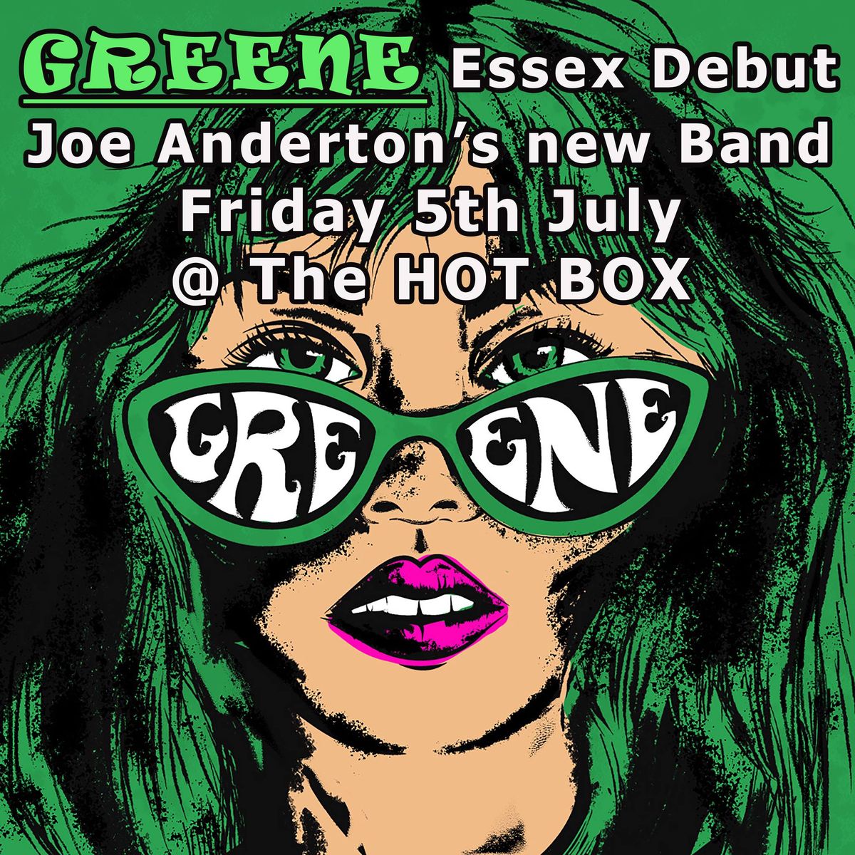 Greene (Joe Anderton's new band Essex debut)