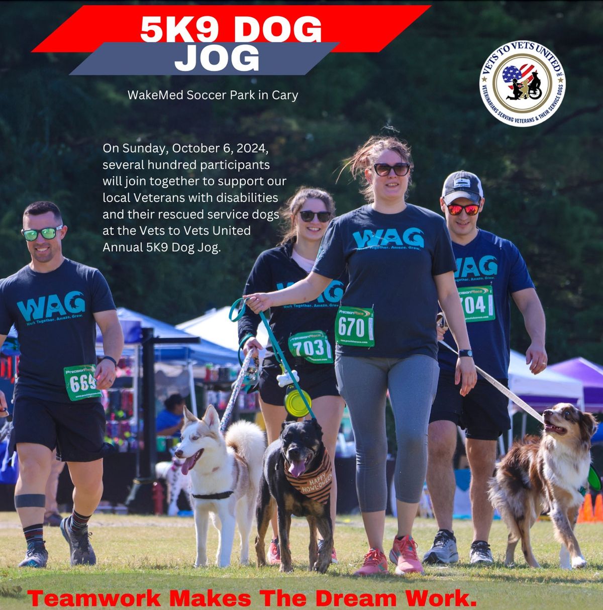 Join Team ADA at the Vets to Vets United Annual 5K9 Dog Walk\/Jog