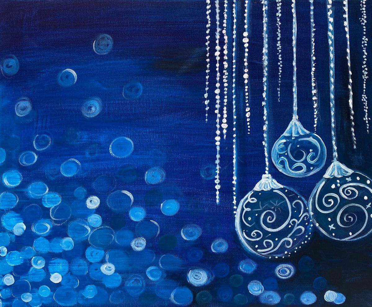 Brushes & Brews: Twinkling Ornaments