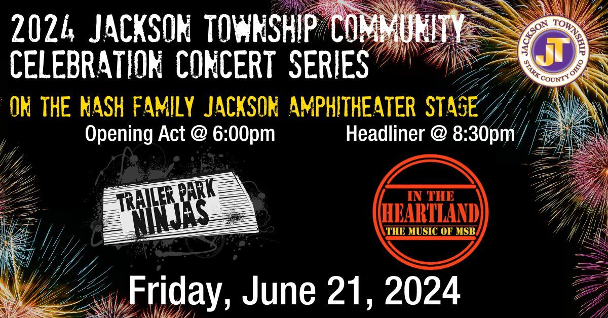 Friday 6\/21\/24 @ 8:30pm - Community Celebration Concert Headliner - IN THE HEARTLAND - Music of MSB