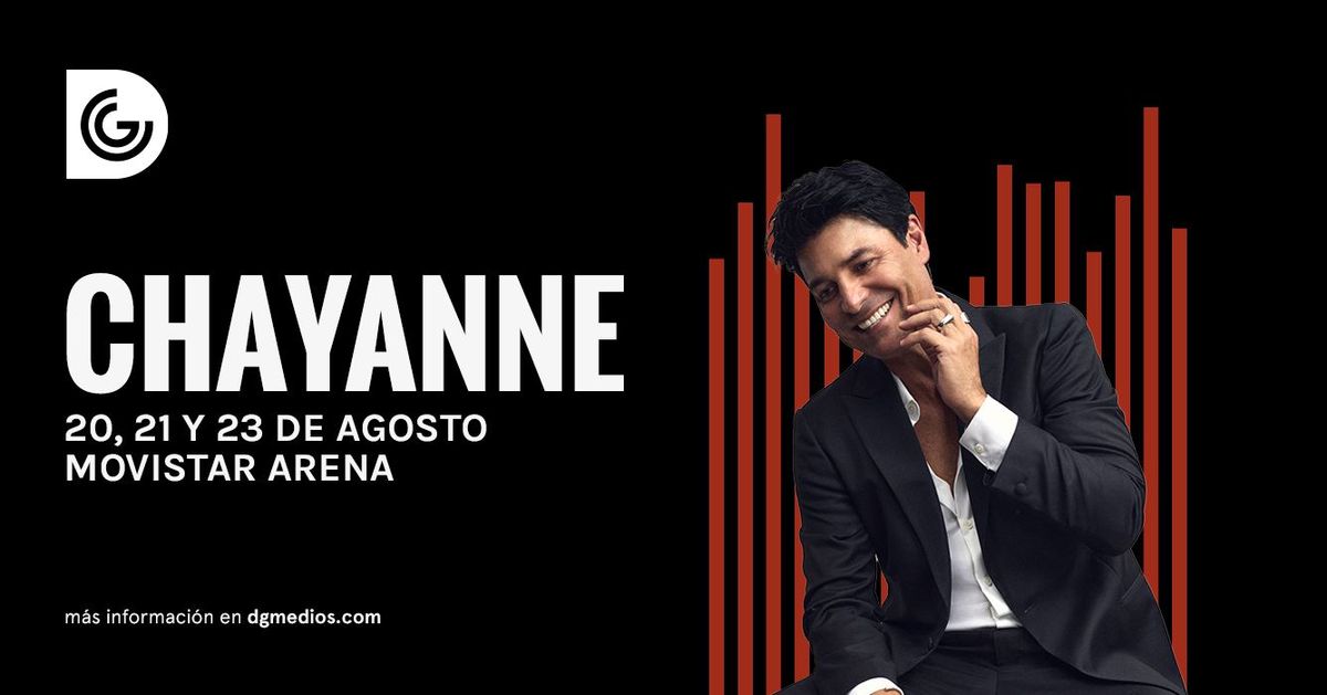 CHAYANNE en Chile 2025 - Evento Oficial