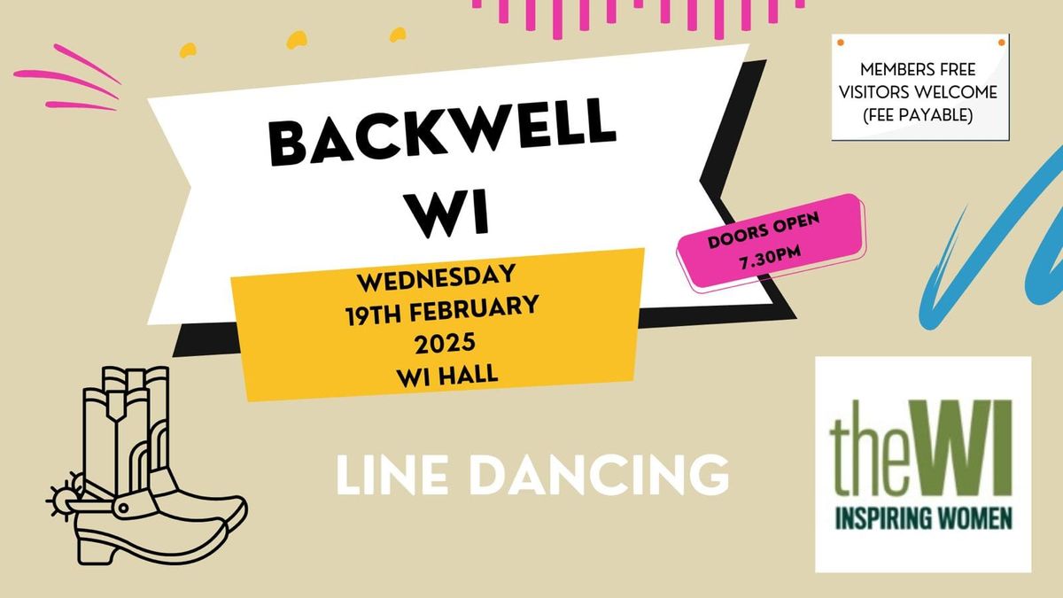 Backwell WI February Meeting - Line Dancing 