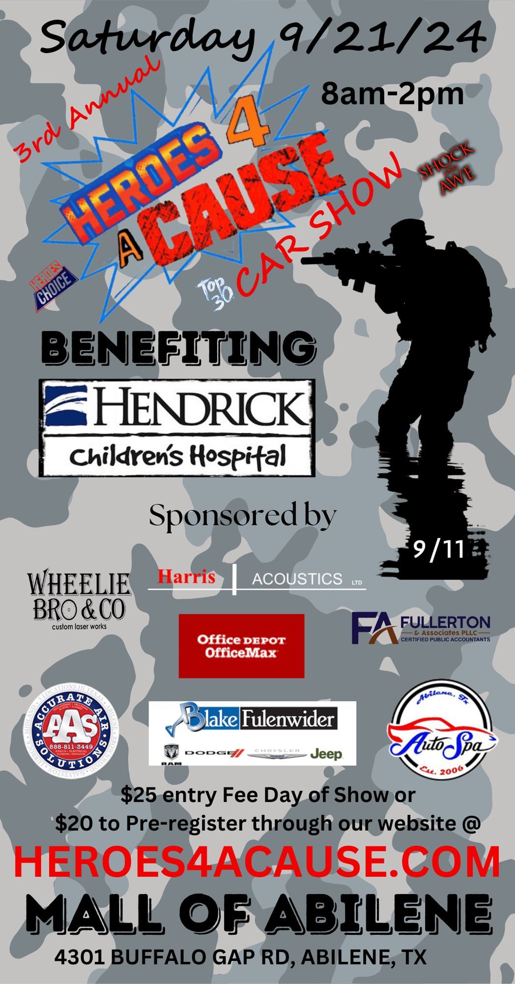 Heroes 4 A Cause - Car Show