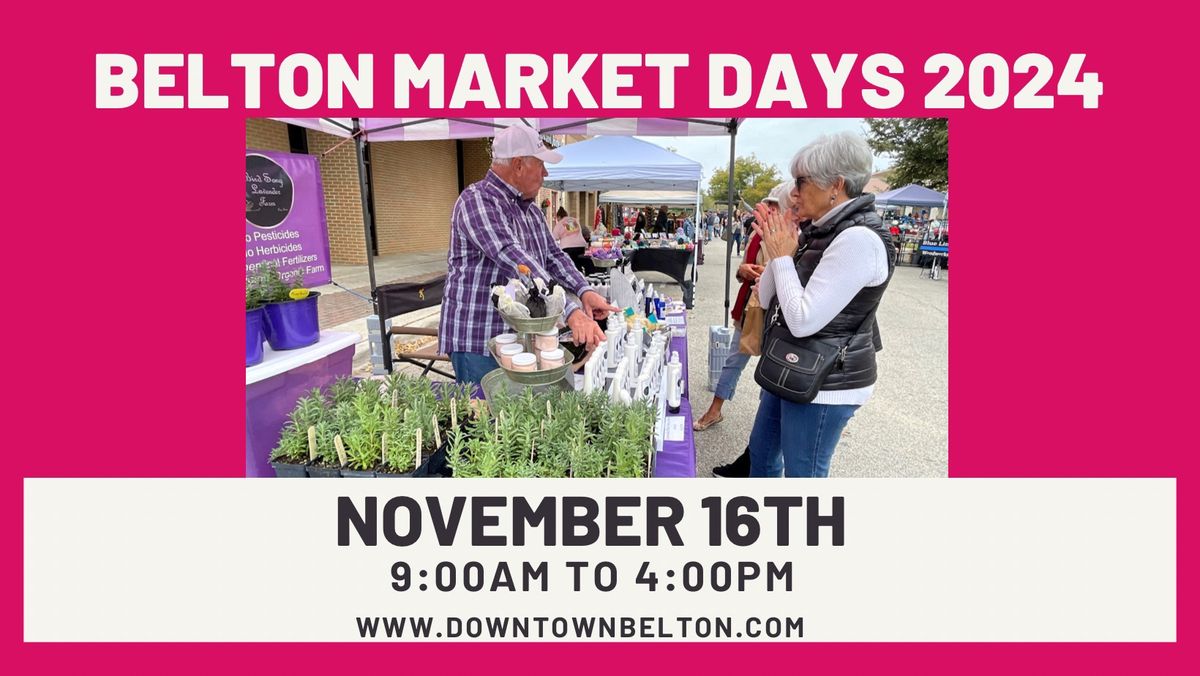 Belton Market Days Fall Market