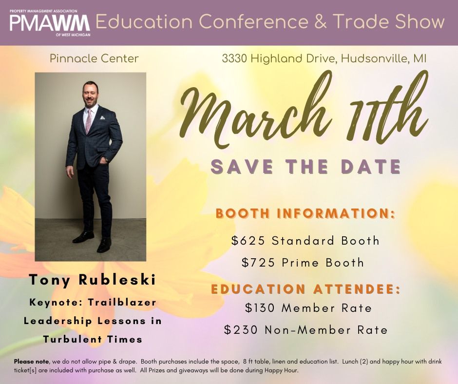 PMAWM Education Conference & Trade Show 2025! 