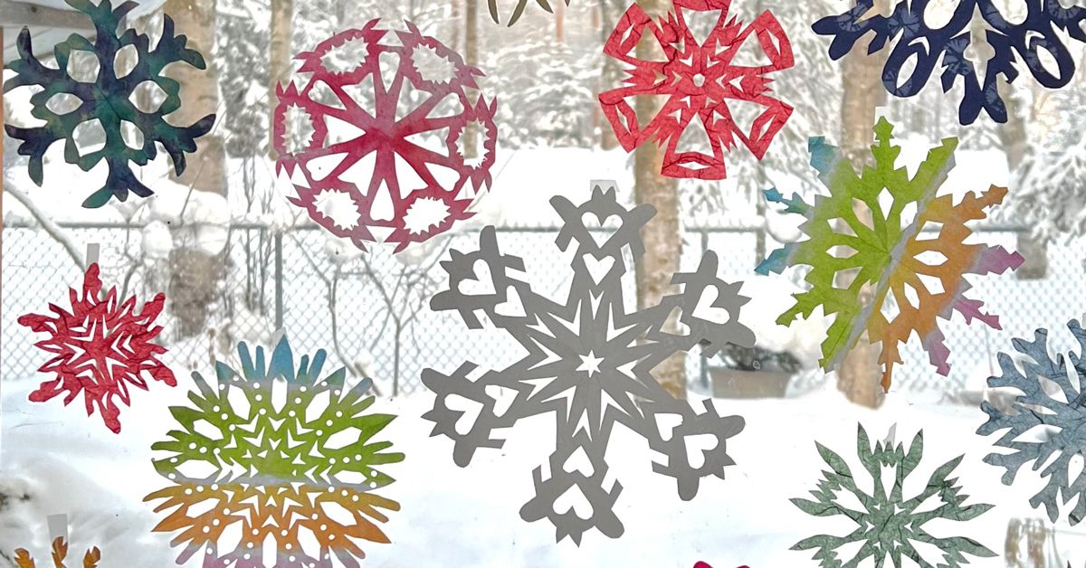 Ecology of Snowflakes: Altered Paper Snowflakes with Susan Joy Share