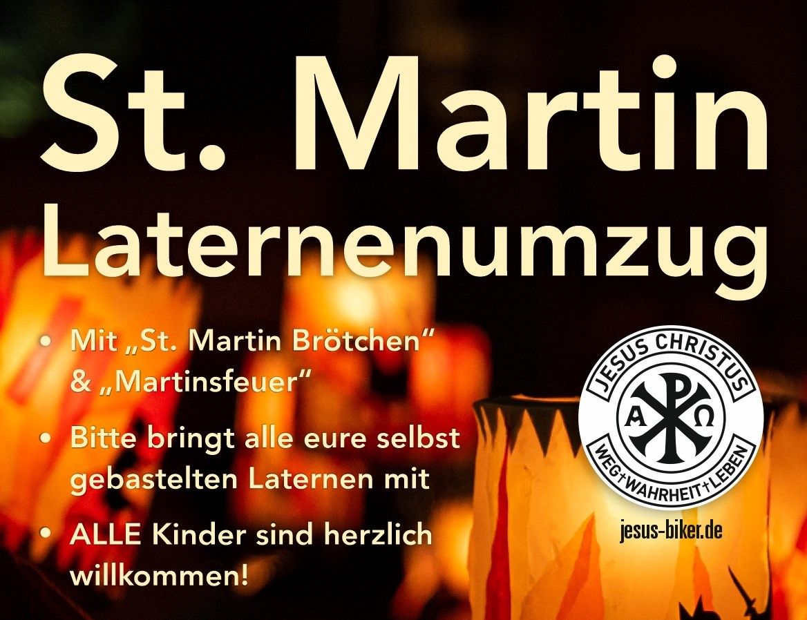 JESUS BIKER\u00ae official - St. Martin Laternenumzug