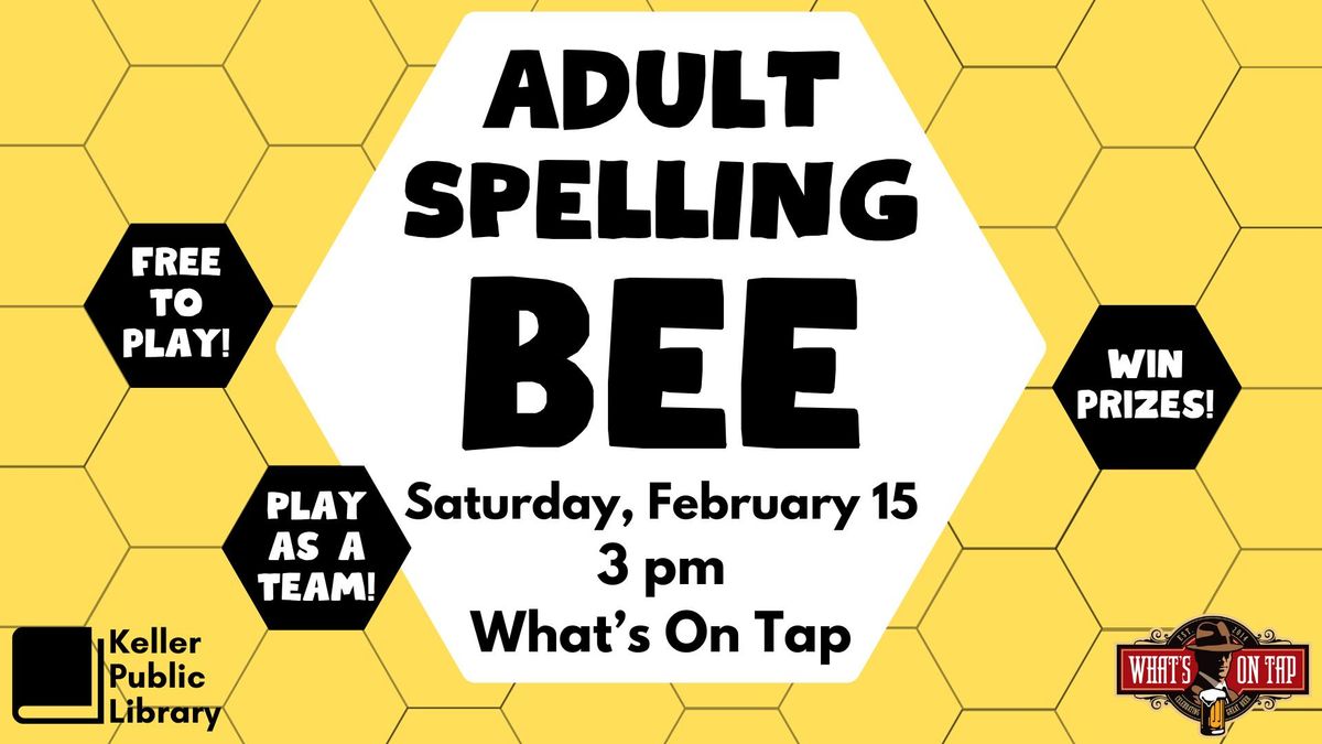 Adult Spelling Bee