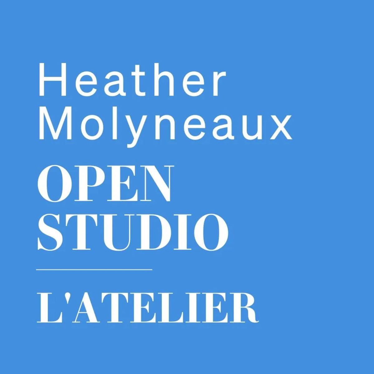 Print making with Heather Molyneaux X OPEN STUDIO