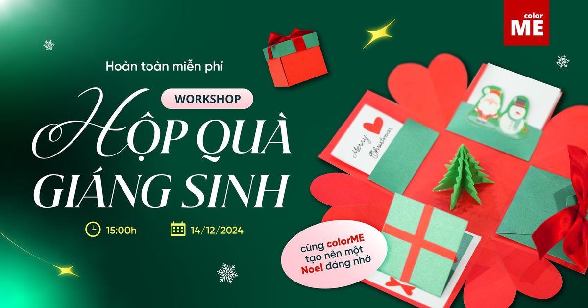 WORKSHOP 2024: H\u1ed8P QU\u00c0 GI\u00c1NG SINH