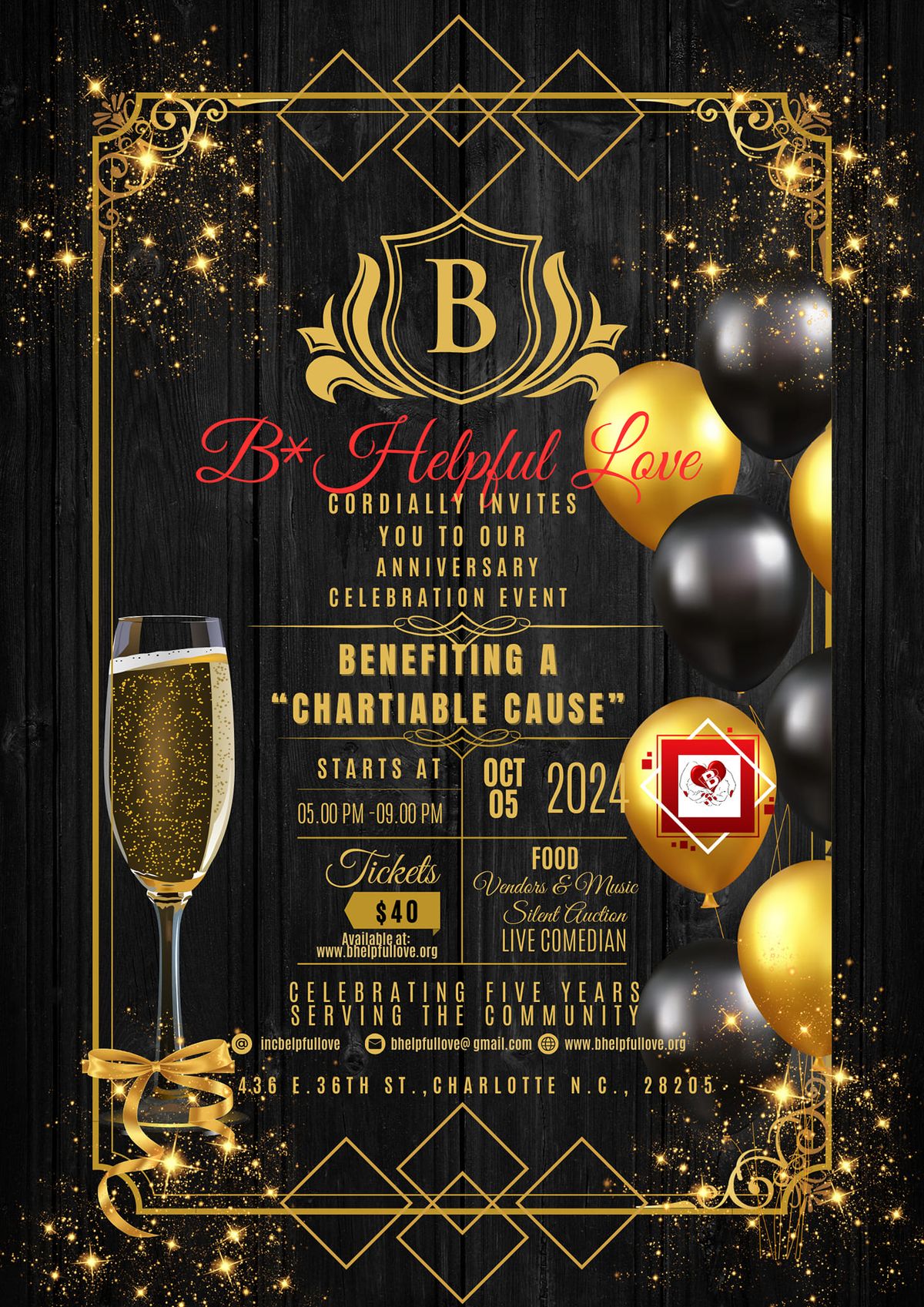 B* Helpful love Anniversary Celebration event