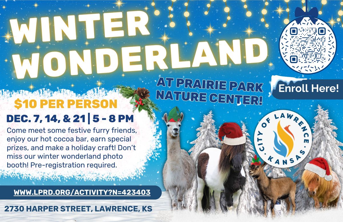 Winter Wonderland at Prairie Park Nature Center