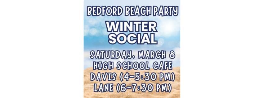 BEST PTO Winter Social - Bedford Beach Party