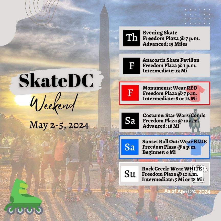 SkateDC Weekend 2024