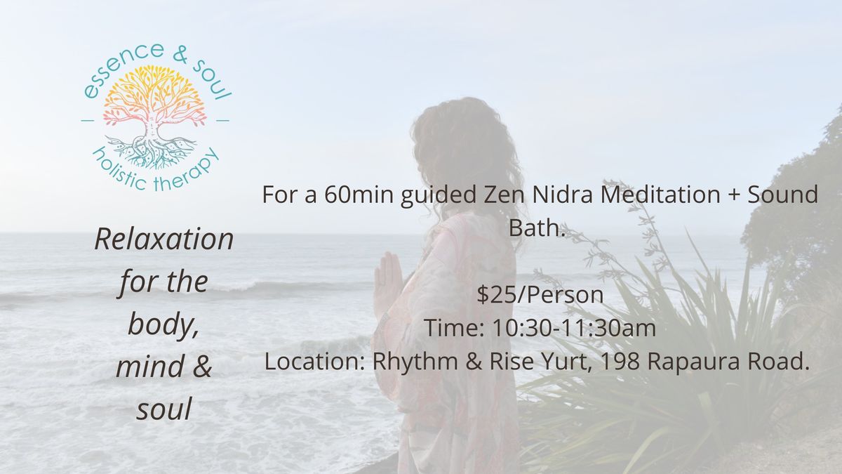 Guided Meditation + Sound Bath with Milinda