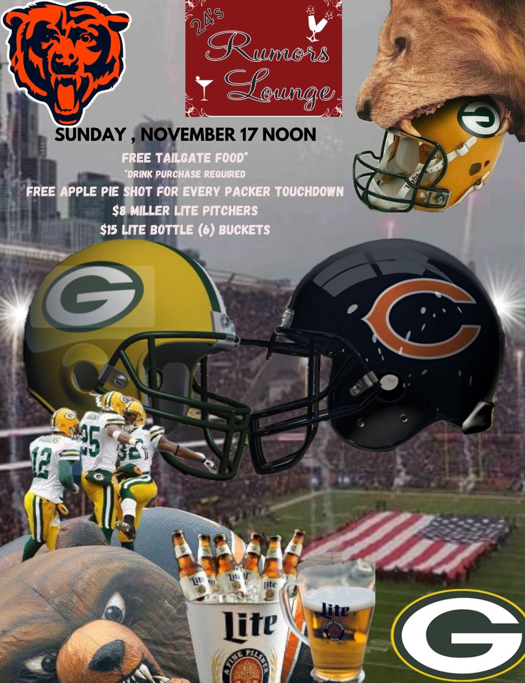 Packers vs. Bears Tailgate