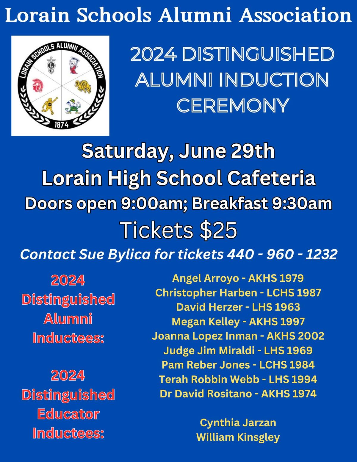 Lorain Schools Alumni Association Distinguished Alumni Breakfast 2024
