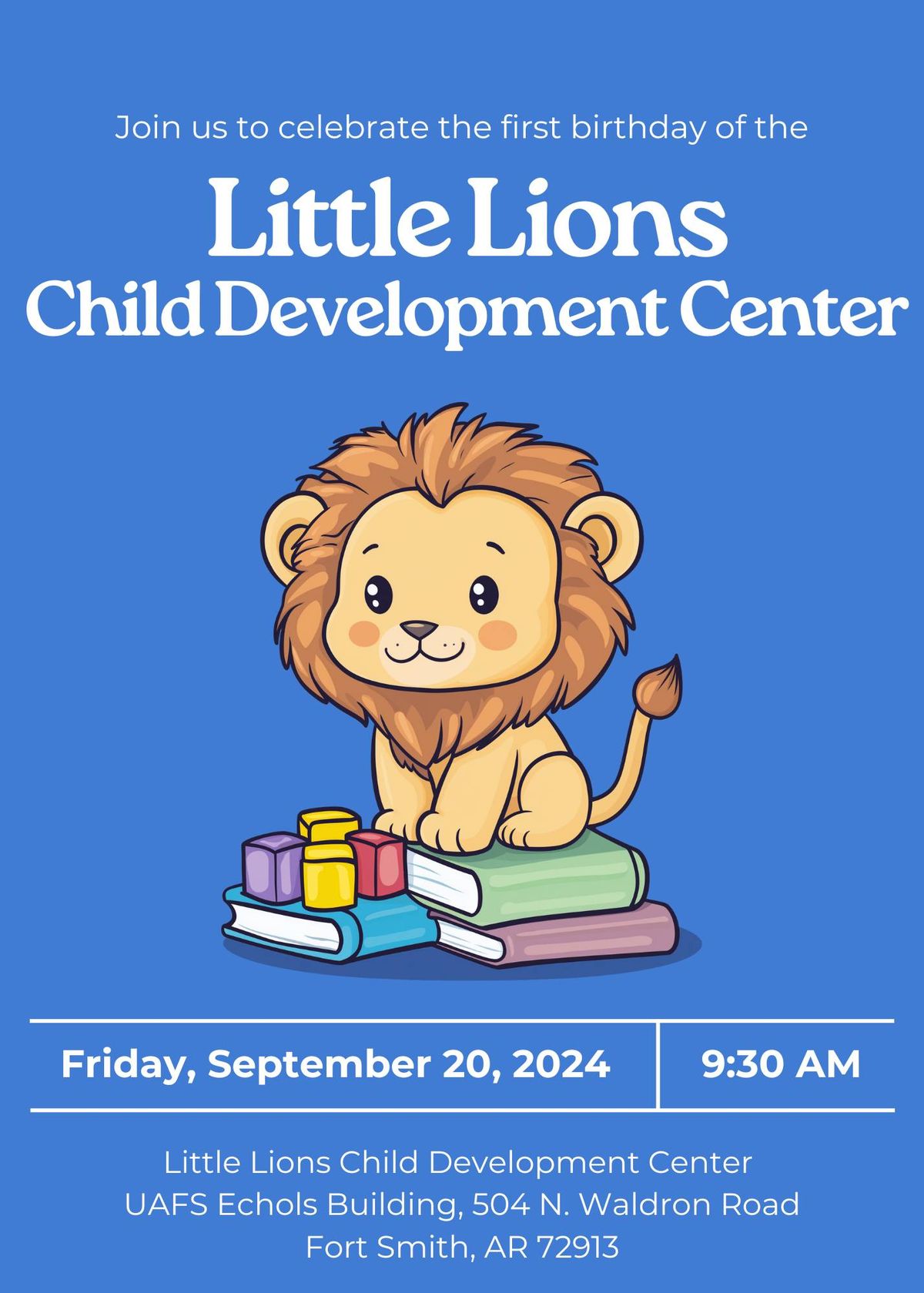 UAFS Little Lions Child Development Center Anniversary Celebration