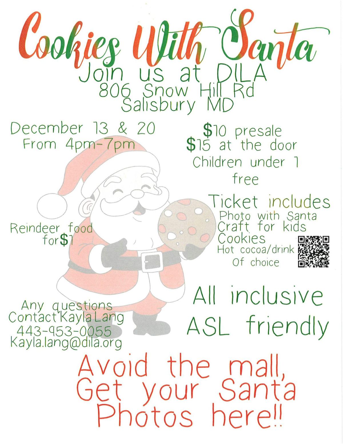 Cookies with Santa - ASL Inclusive