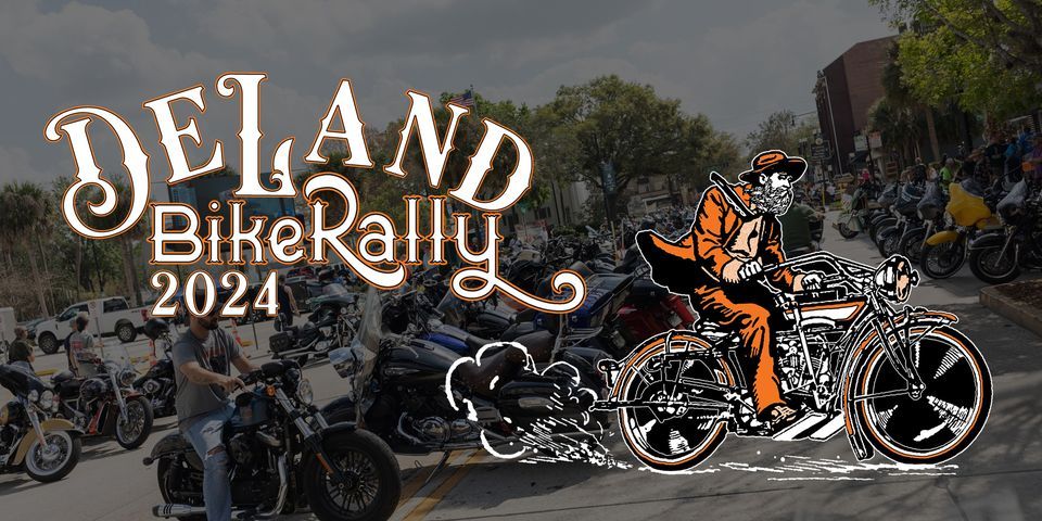 Wild Indiana Bike Rally 2024 DeLand Bike Rally, Downtown DeLand Historic District, 2 March 2024