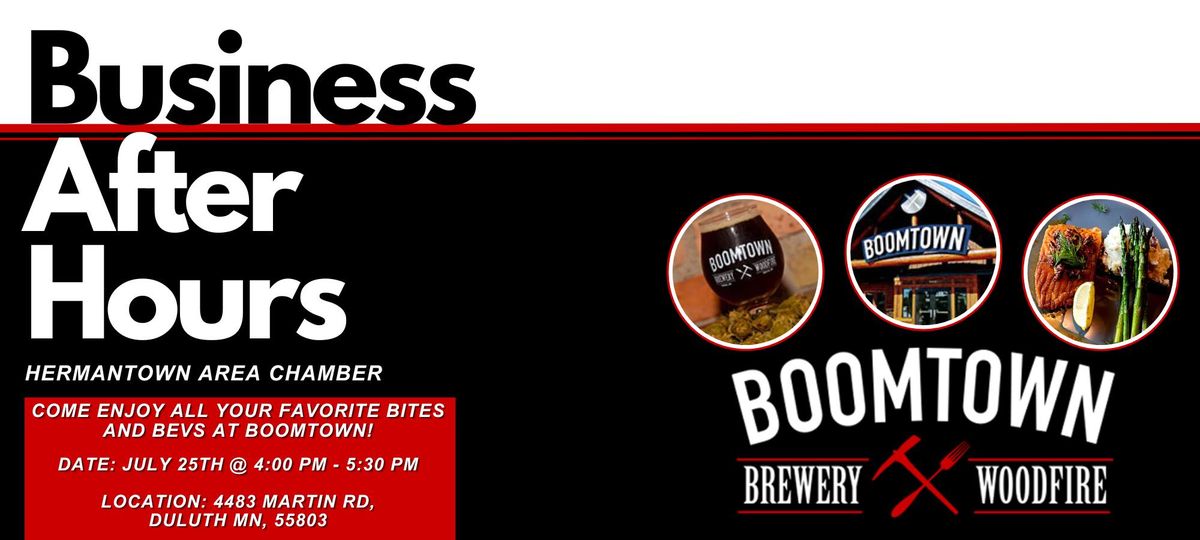 Business After Hours - Boomtown Brewery & Woodfire Grill