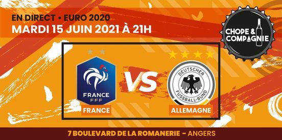 FOOT : FRANCE VS ALLEMAGNE, La Cale, Angers, 15 June 2021