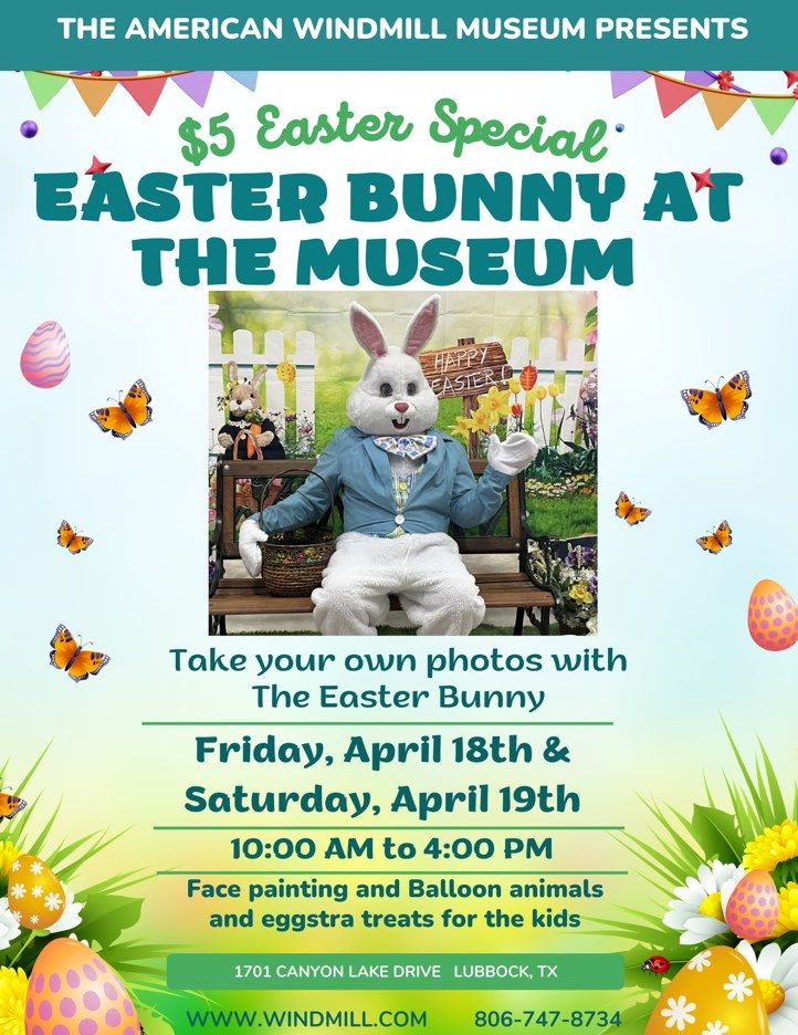 2025 Easter Bunny at the Museum