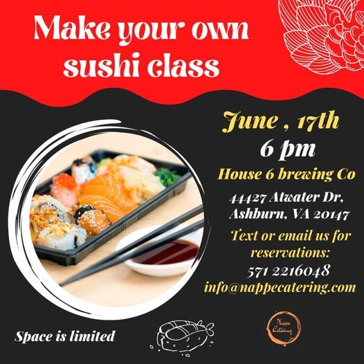 Make your own sushi class