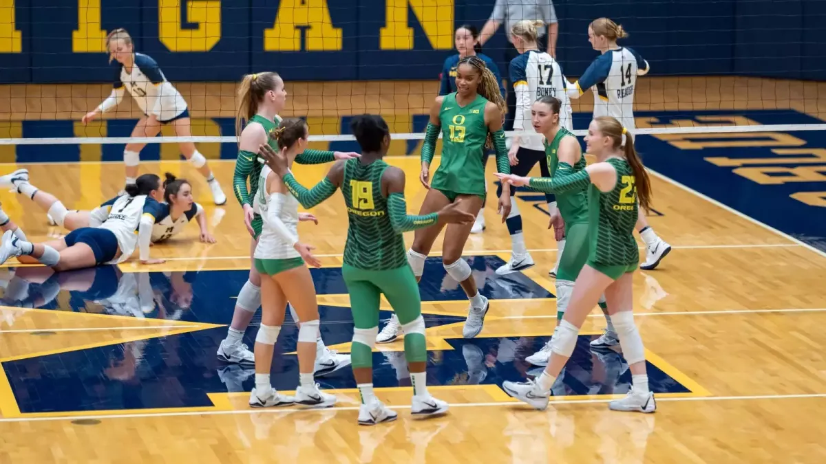 Michigan Wolverines at Oregon Ducks Womens Volleyball