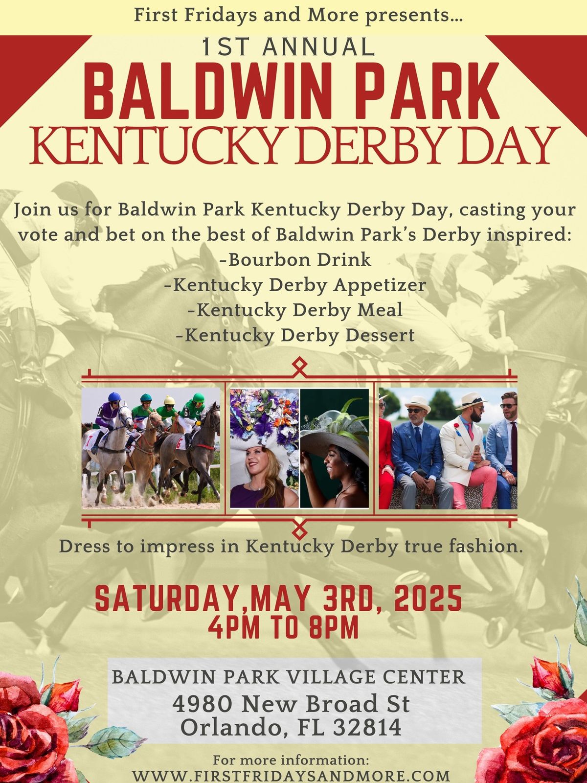 1st Annual Baldwin Park Kentucky Derby Day