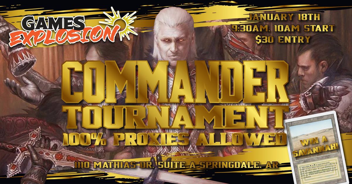 Games Explosion Commander Tournament