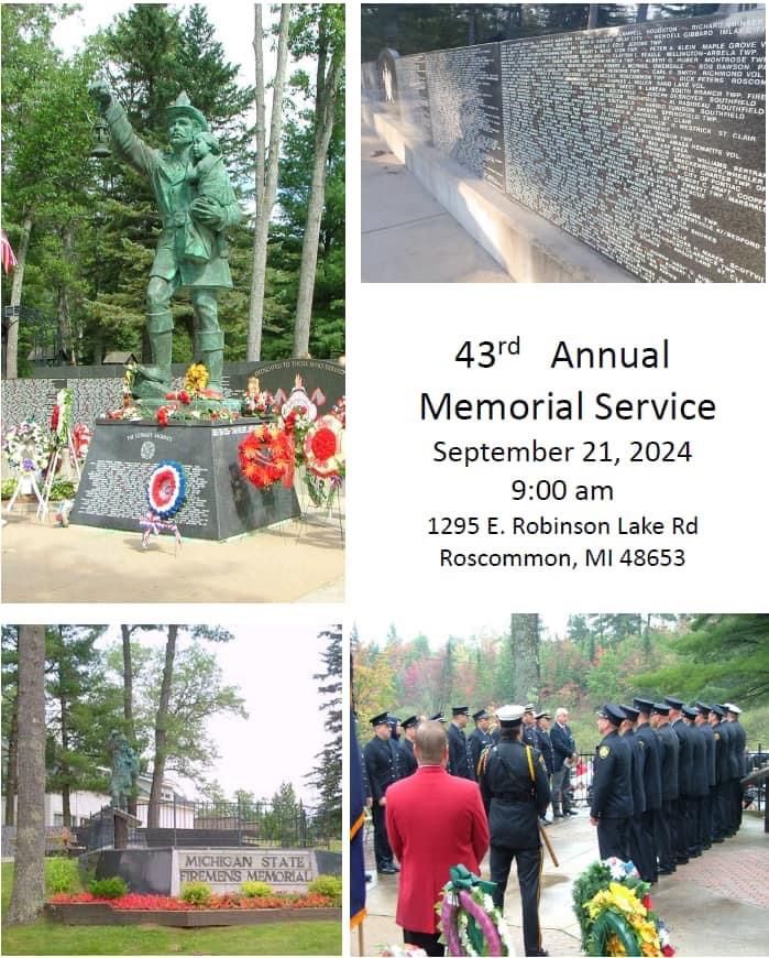 Michigan Firemen\u2019s Memorial Service 