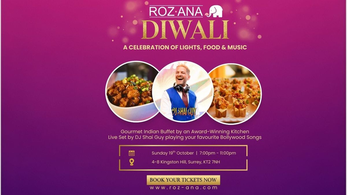 Kingston Diwali Night: Award-Winning Roz Ana &amp; Bollywood DJ Shai Guy Live!