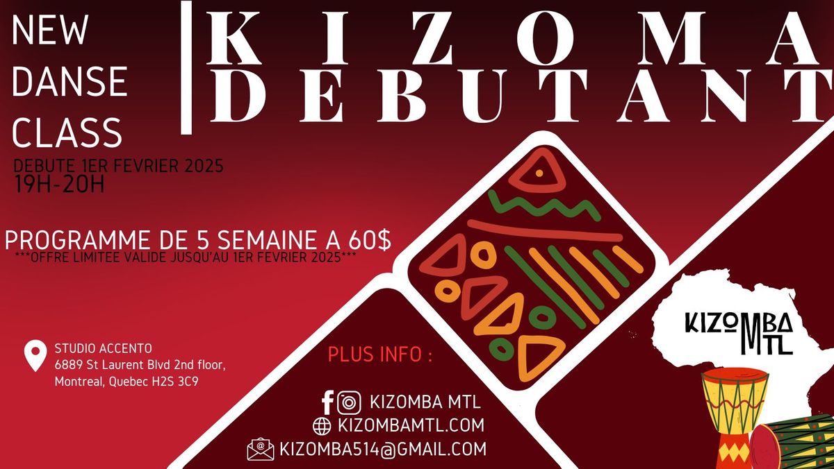 \u2728 NOUVEAU : Mini-session de Kizomba D\u00e9butant ! \u2728