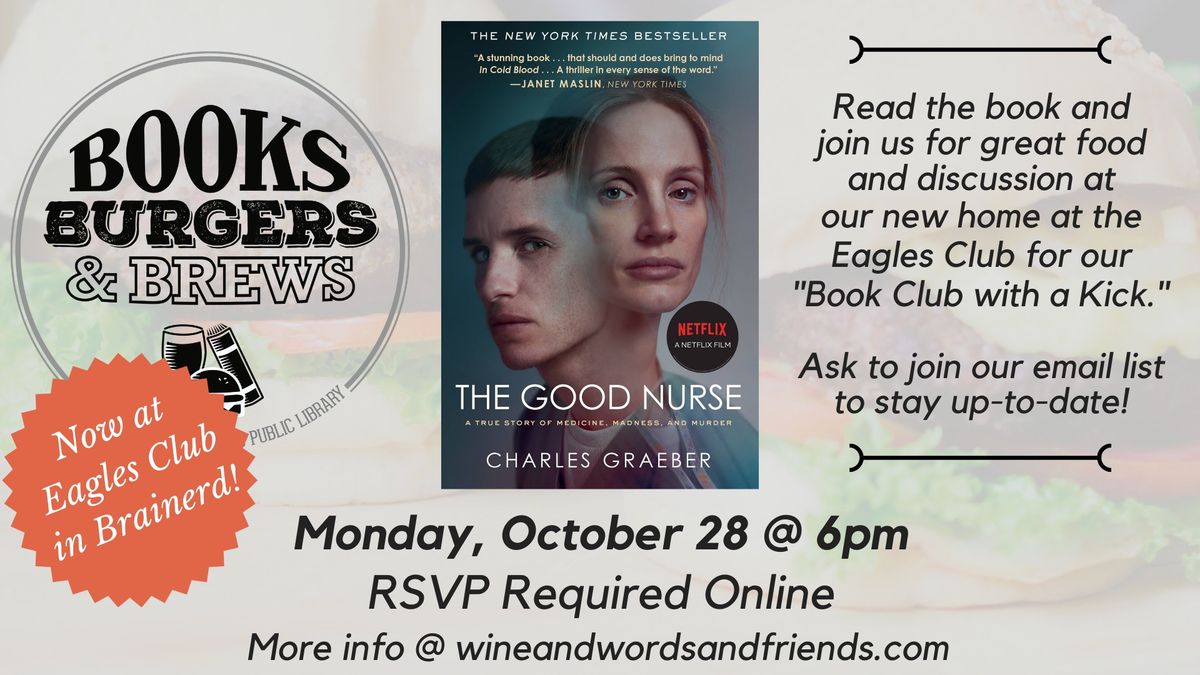 Books Burgers and Brews: The Good Nurse