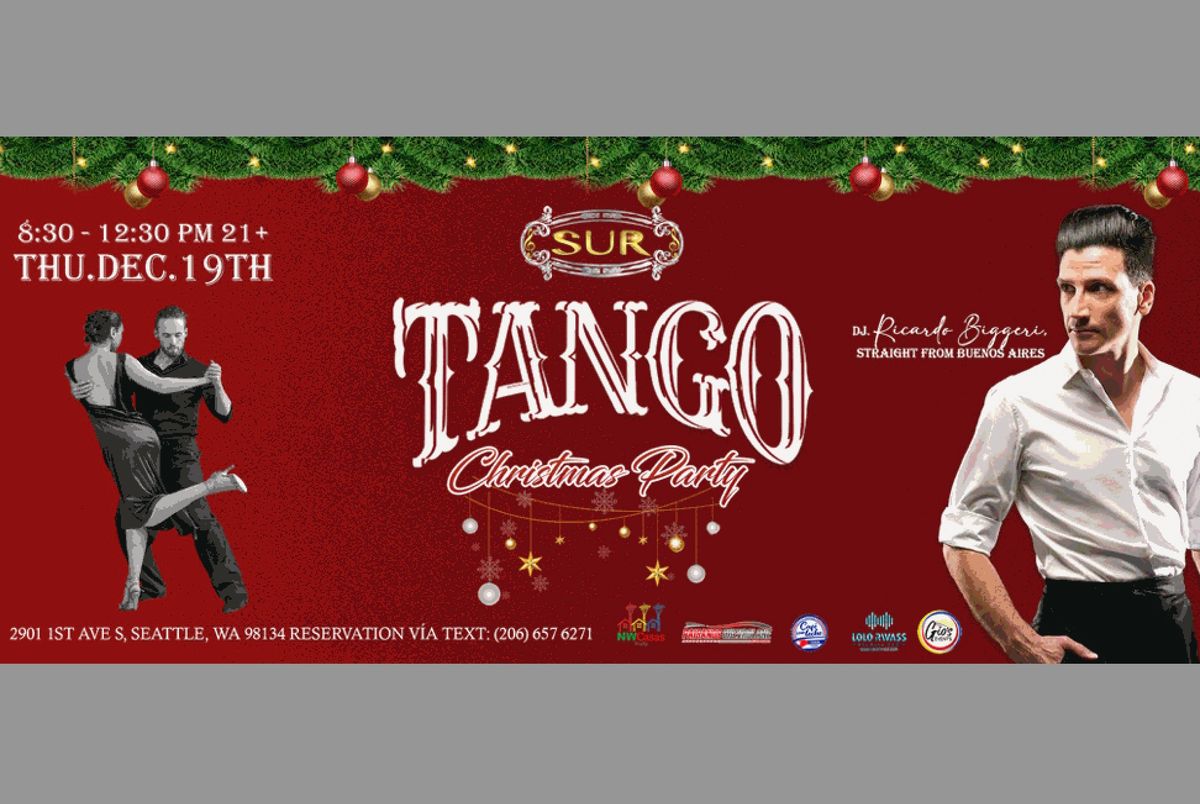 Tango Christmas Party at Club Sur