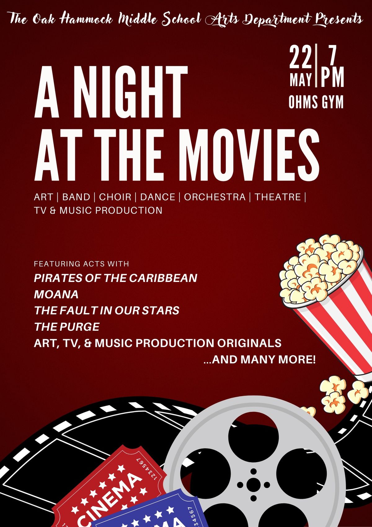 A Night at the Movies! All Arts Show!