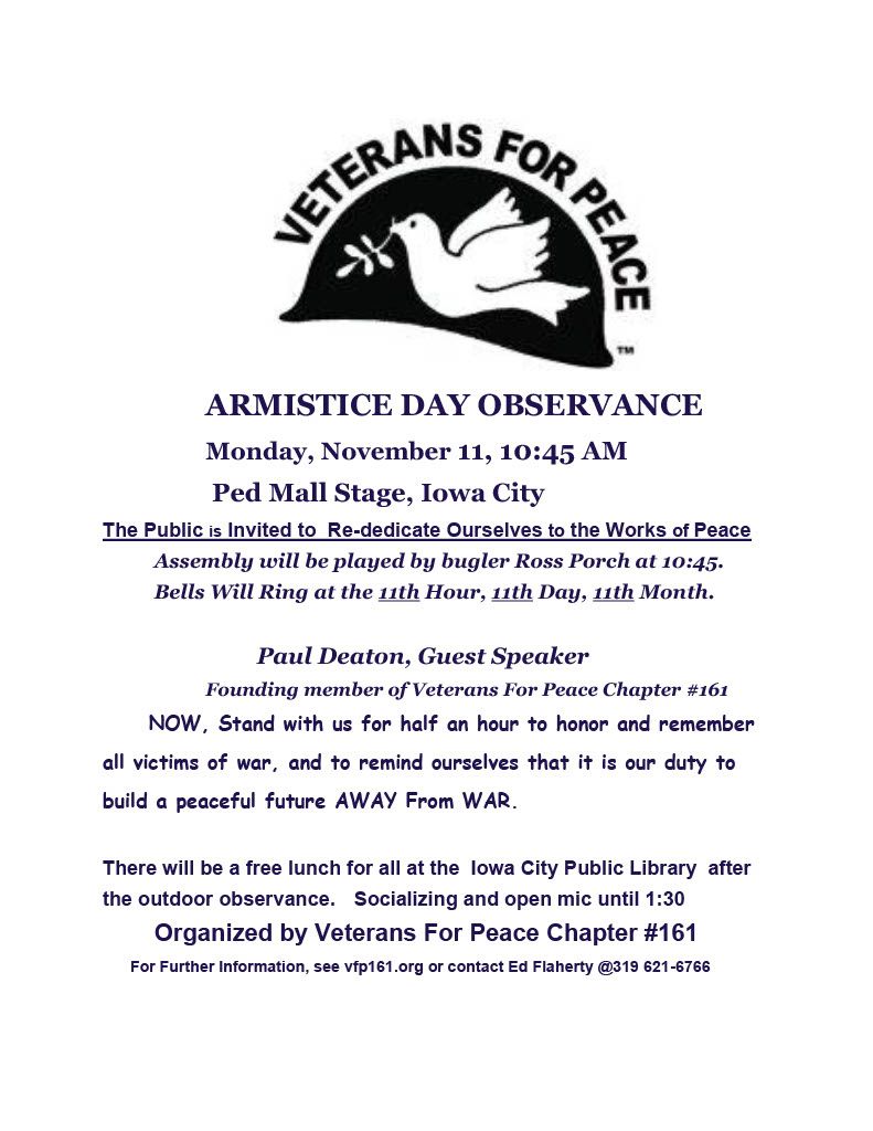 Armistice Day Observance