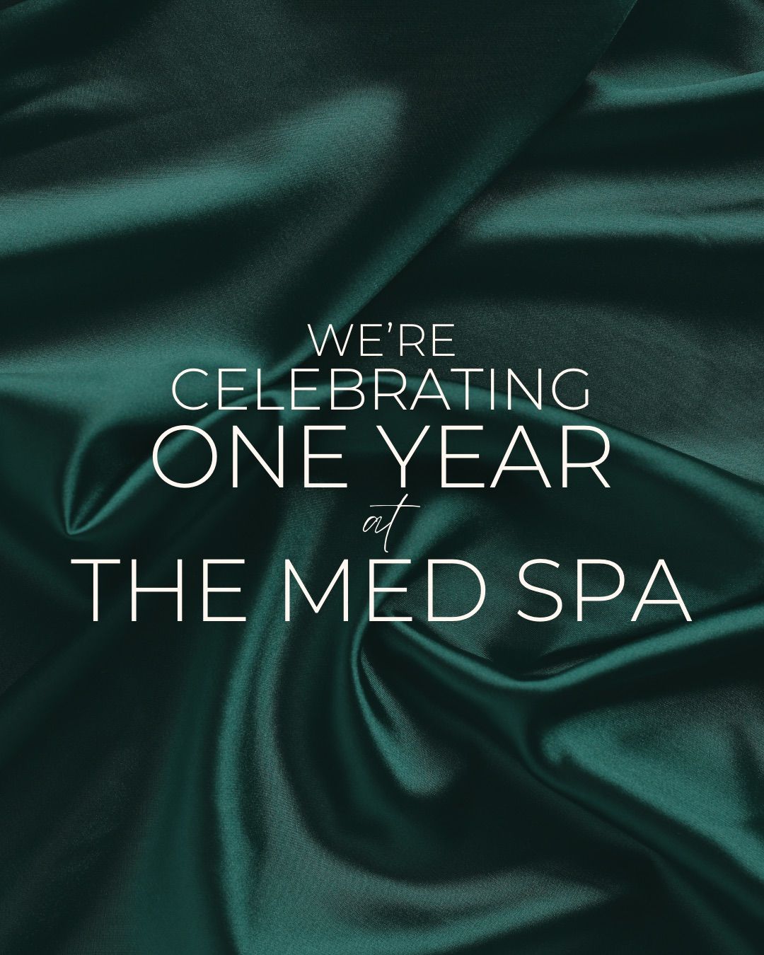 Celebrating 1 year at THE MED SPA!!