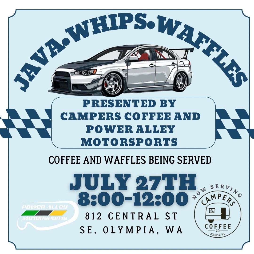 Coffee whips and Waffles 