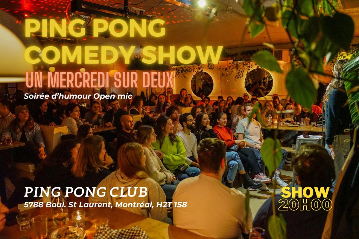 Open Mic - Ping Pong Comedy Show #28