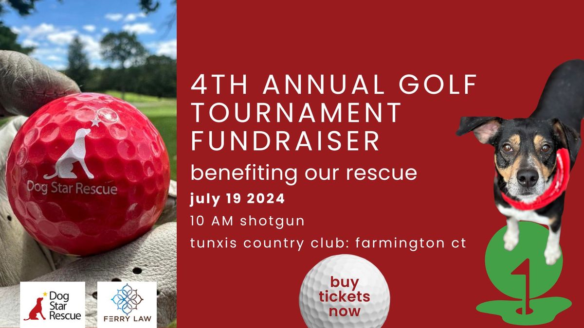 Annual Golf Tournament Benefiting Dog Star Rescue