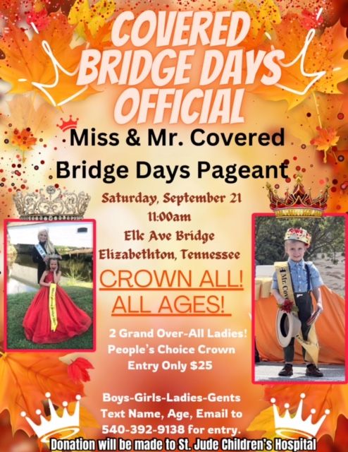 Official Miss & Mr. Covered Bridge Days Pageant